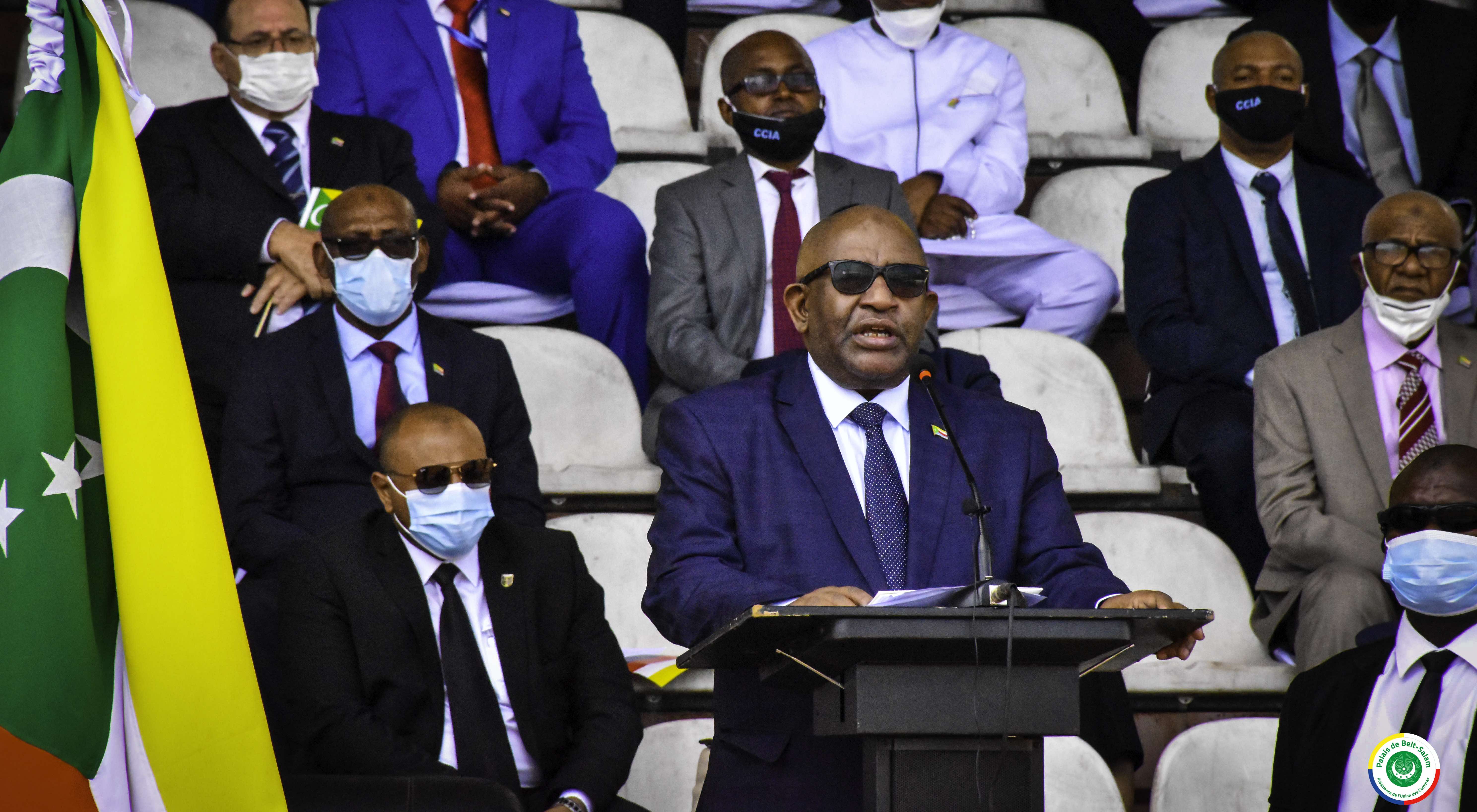 DISCOURS DE SON EXCELLENCE MONSIEUR AZALI ASSOUMANI, PRESIDENT DE L’UNION DES COMORES  A L’OCCASION DE LA CELEBRATION  DU 45ème ANNIVERSAIRE  DE L’INDEPENDANCE DU PAYS